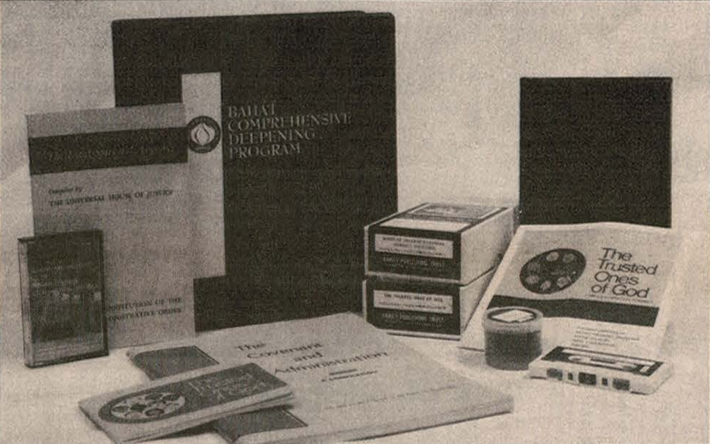 File:Bahai books and materials display.png
