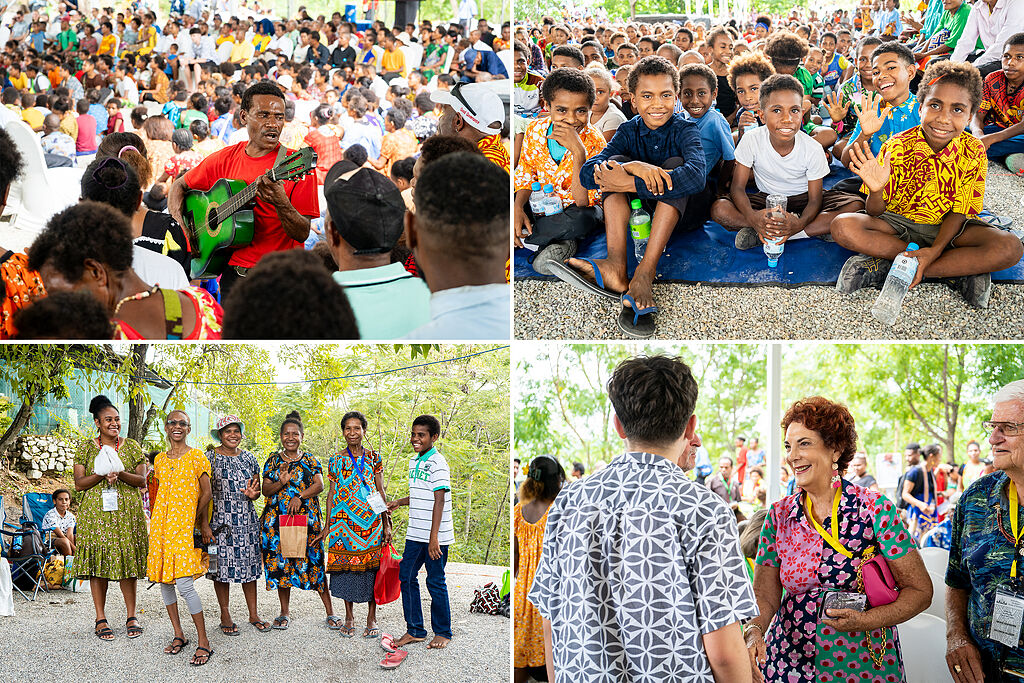 File:Participants at the Sunday gathering.jpg