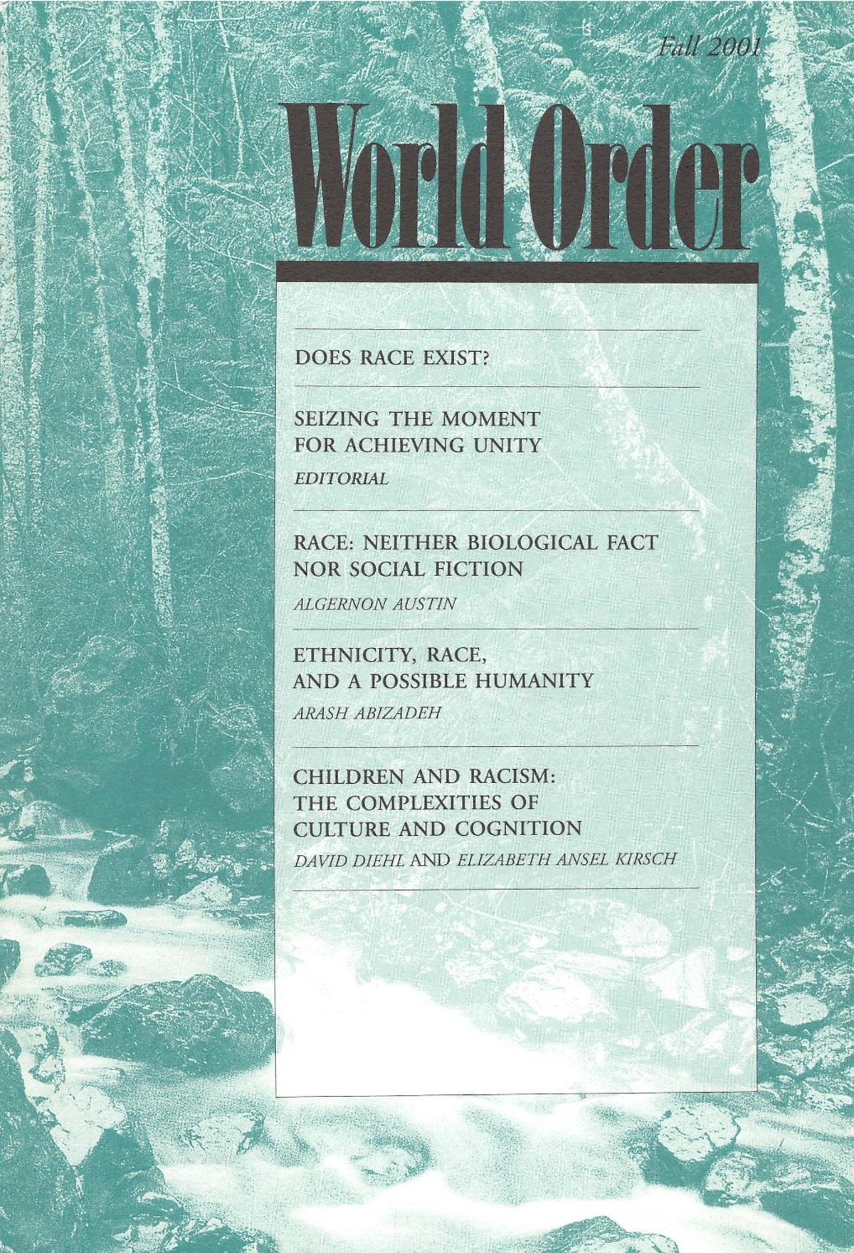 World Order/Series2/Volume 33/Issue 1/Text - Bahaiworks, a library of ...