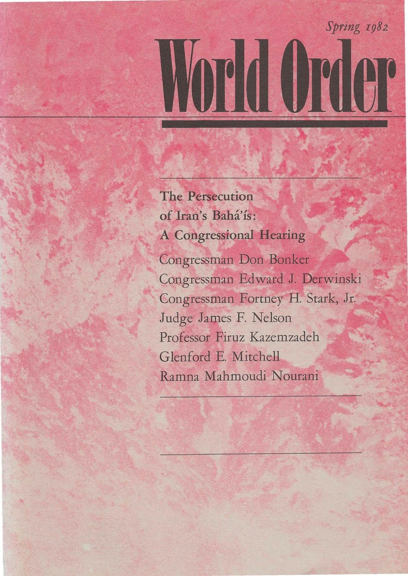 World Order/Series2/Volume 16/Issue 3/Text - Bahaiworks, a library of ...